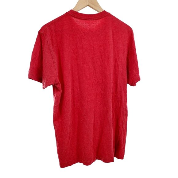 Men's Lg Flash DC Comic Shirt Lightning Bolt Fandom Official Graphic Tee Red - Picture 6 of 8